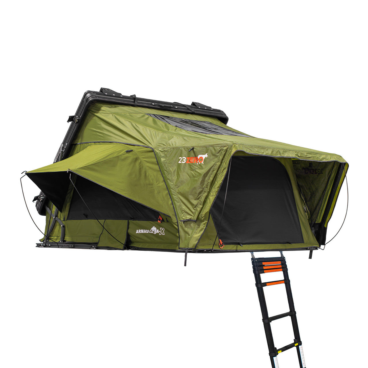 23Zero Armadillo AX3 Roof Top Tent – Aluminum RTT, Full-Size Bed, 4-Season, Sleeps 2 Adults
