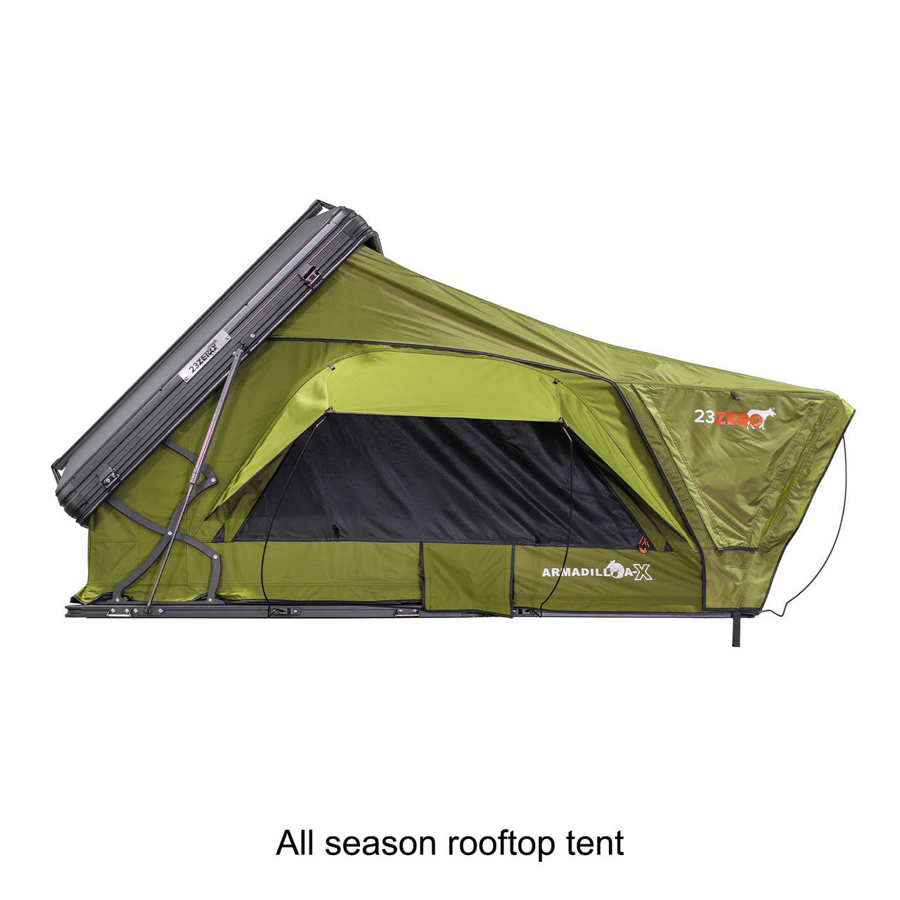 23Zero Armadillo AX3 Roof Top Tent – Aluminum RTT, Full-Size Bed, 4-Season, Sleeps 2 Adults
