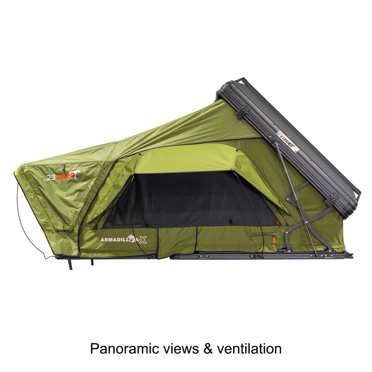 23Zero Armadillo AX3 Roof Top Tent – Aluminum RTT, Full-Size Bed, 4-Season, Sleeps 2 Adults