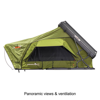 23Zero Armadillo AX3 Roof Top Tent – Aluminum RTT, Full-Size Bed, 4-Season, Sleeps 2 Adults