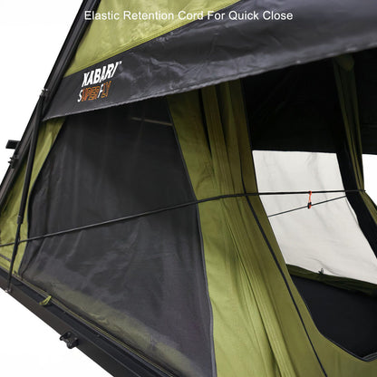 23ZERO Kabari SuperFly Rooftop Tent (Lightweight Wedge Design) for Pickup Trucks, SUVs & Crossovers – Low-Profile 4-Season