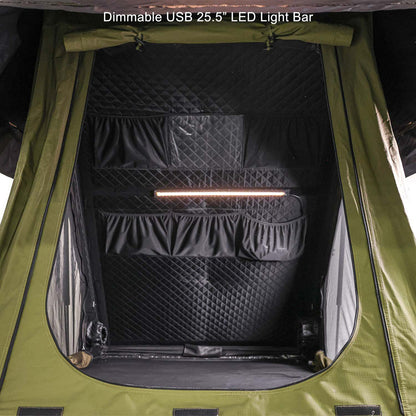 23ZERO Kabari SuperFly Rooftop Tent (Lightweight Wedge Design) for Pickup Trucks, SUVs & Crossovers – Low-Profile 4-Season