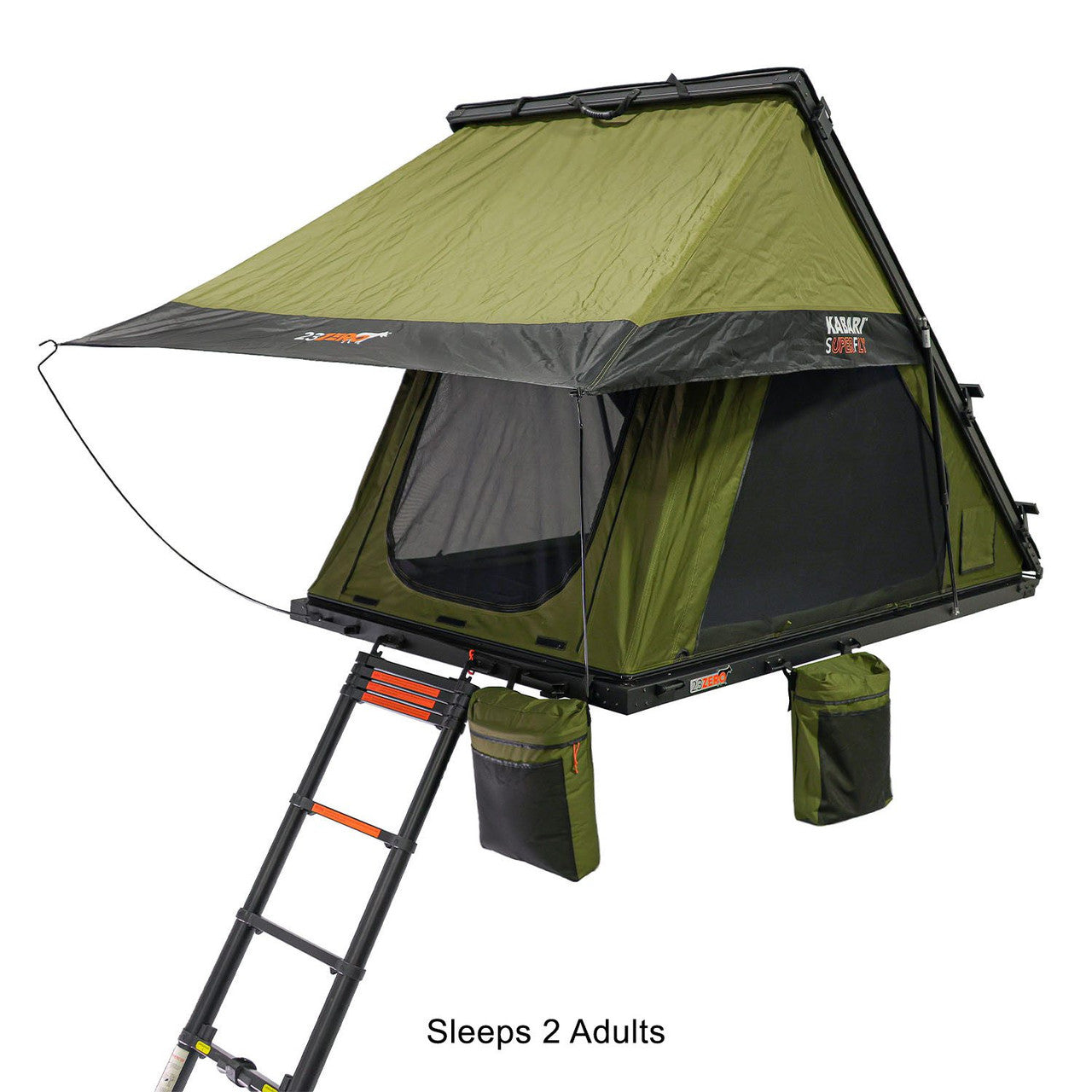 23ZERO Kabari SuperFly Rooftop Tent (Lightweight Wedge Design) for Pickup Trucks, SUVs & Crossovers – Low-Profile 4-Season