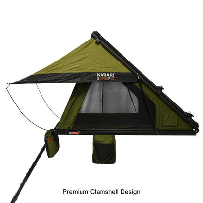 23ZERO Kabari SuperFly Rooftop Tent (Lightweight Wedge Design) for Pickup Trucks, SUVs & Crossovers – Low-Profile 4-Season