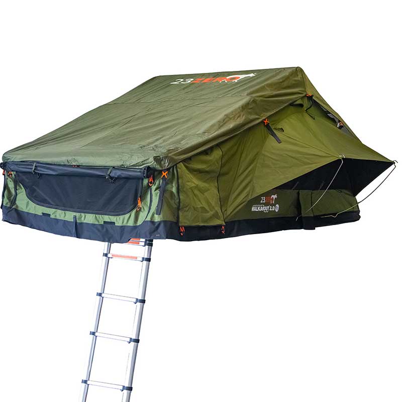 23ZERO Walkabout 72 2.0 Rooftop Tent for Pickup Trucks, SUVs & Crossovers -Spacious and Durable Shelter for All-Season Camping