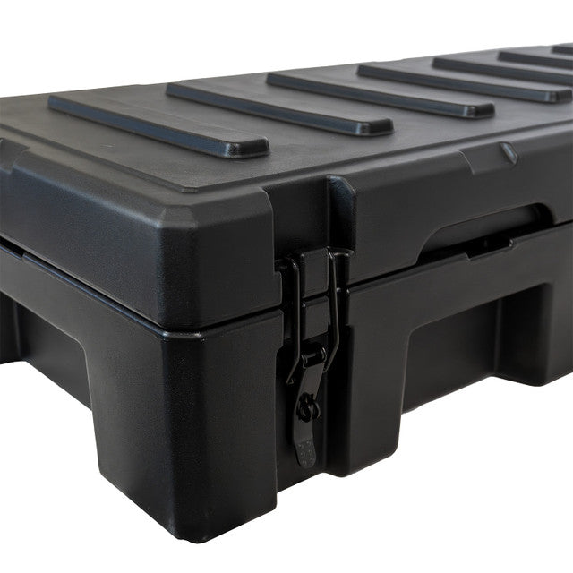 23ZERO 102L Black Overland Gear Storage Box for Pickup Trucks, SUVs & Crossovers - Lockable and Stackable Heavy-Duty Travel Box