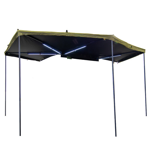 23ZERO Peregrine PRO 6 270° Right Overland Awning with Bracket Kit 3 for Pickup Trucks, SUVs & Crossovers - Expansive Coverage for Outdoor Adventures