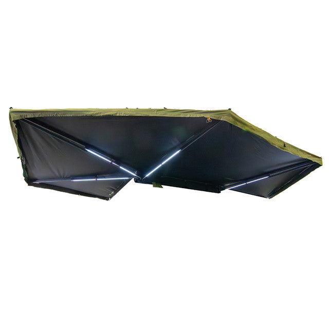 23ZERO Peregrine PRO 6 270° Right Overland Awning with Bracket Kit 3 for Pickup Trucks, SUVs & Crossovers - Expansive Coverage for Outdoor Adventures