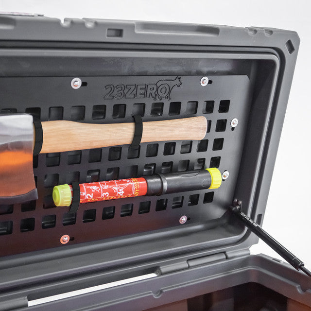 23ZERO 102L Overland Gear Storage Box with MOLLE Panel Set - Customizable Tactical Storage Box for Overlanders