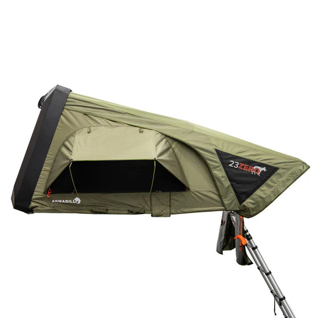 23ZERO Armadillo A2 Right Hard Shell Rooftop Tent for Pickup Trucks, SUVs & Crossovers - 4 Season