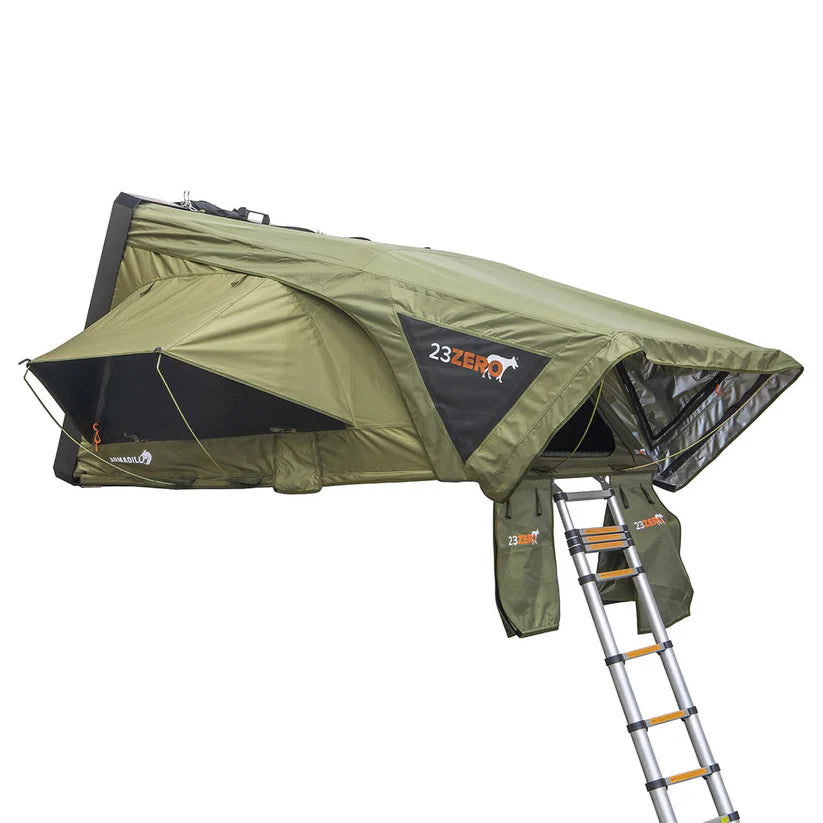 23ZERO Armadillo A2 Right Hard Shell Rooftop Tent for Pickup Trucks, SUVs & Crossovers - 4 Season