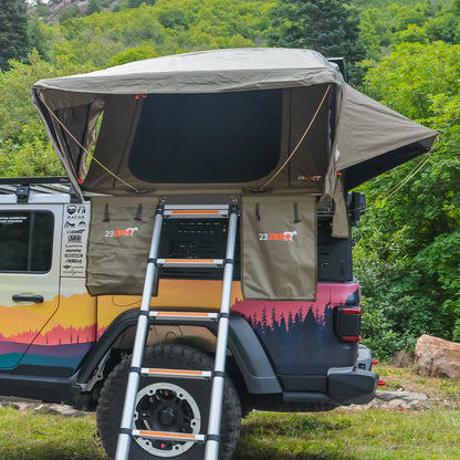 23ZERO Armadillo A2 Right Hard Shell Rooftop Tent for Pickup Trucks, SUVs & Crossovers - 4 Season