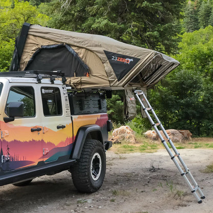 23ZERO Armadillo A2 Right Hard Shell Rooftop Tent for Pickup Trucks, SUVs & Crossovers - 4 Season