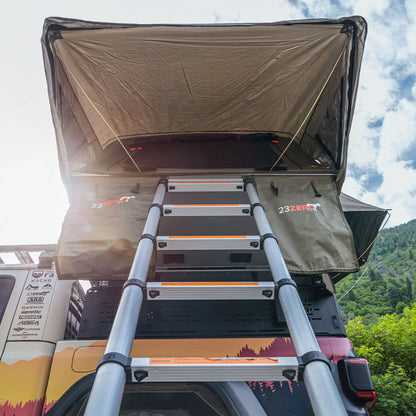23ZERO Armadillo A2 Right Hard Shell Rooftop Tent for Pickup Trucks, SUVs & Crossovers - 4 Season