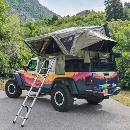 23ZERO Armadillo A2 Right Hard Shell Rooftop Tent for Pickup Trucks, SUVs & Crossovers - 4 Season