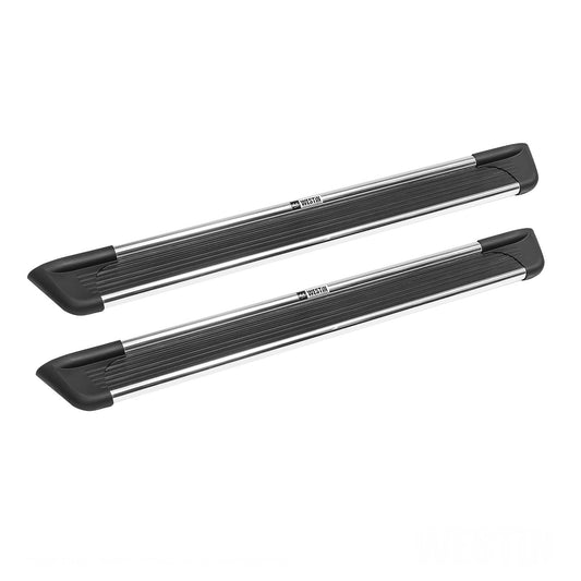 Westin Sure-Grip Running Boards Brushed Aluminum – Fits Silverado/Sierra, Ram & 2004-08 F-150 Crew Cab