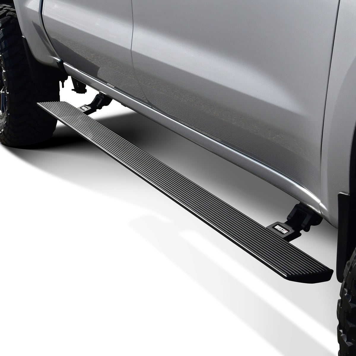 Westin Pro-E Power Running Boards Textured Black – Fits 2019-26 Silverado/Sierra 1500 Crew Cab & More