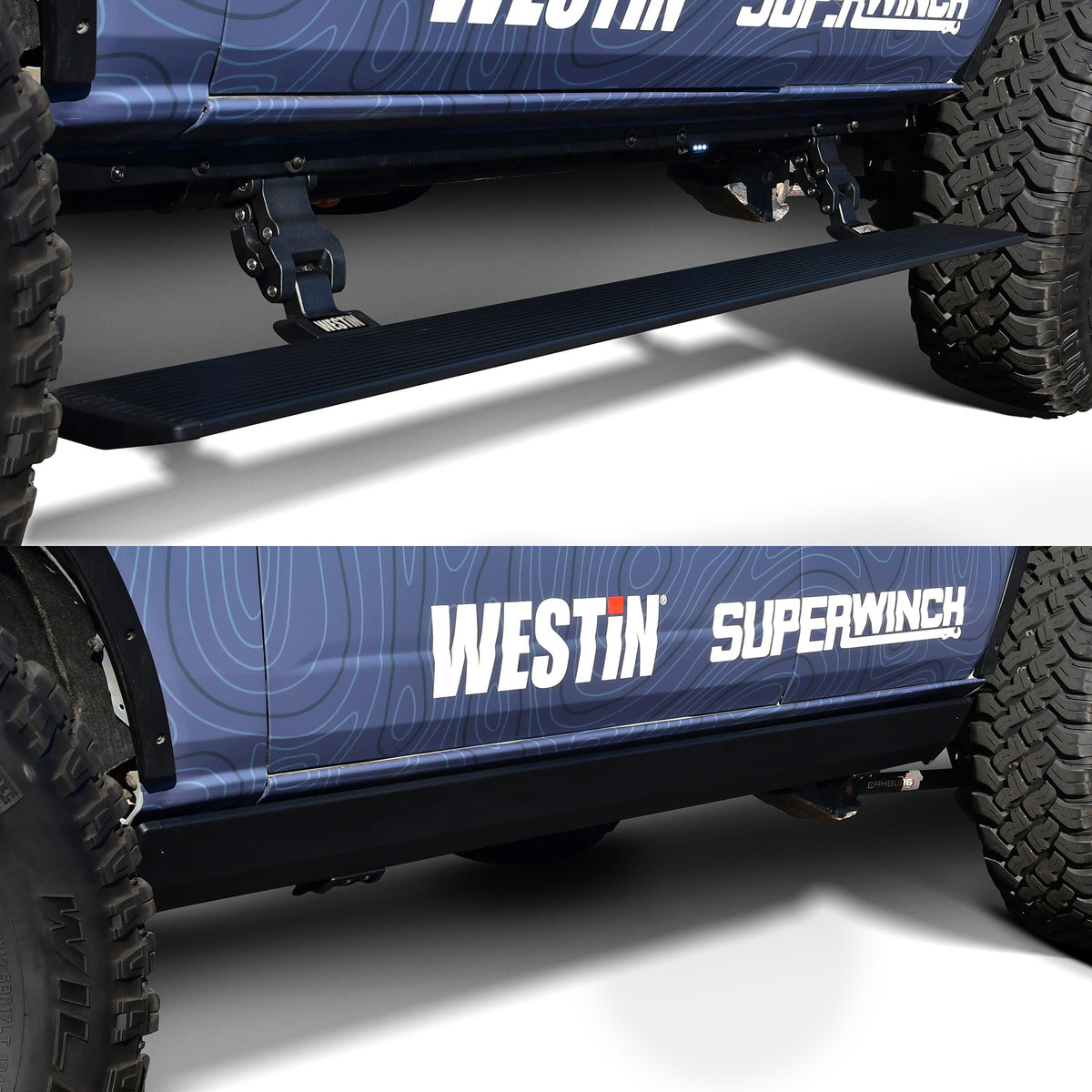 Westin Pro-E Power Running Boards Textured Black – Fits 2021-26 Bronco 4 Door & More