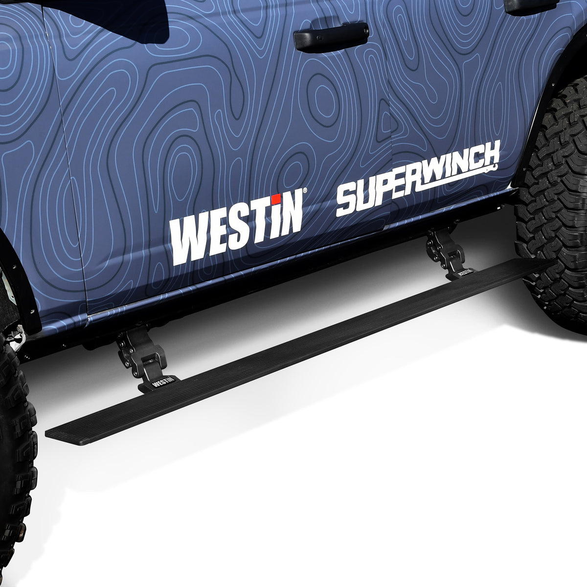 Westin Pro-E Power Running Boards Textured Black – Fits 2021-26 Bronco 4 Door & More