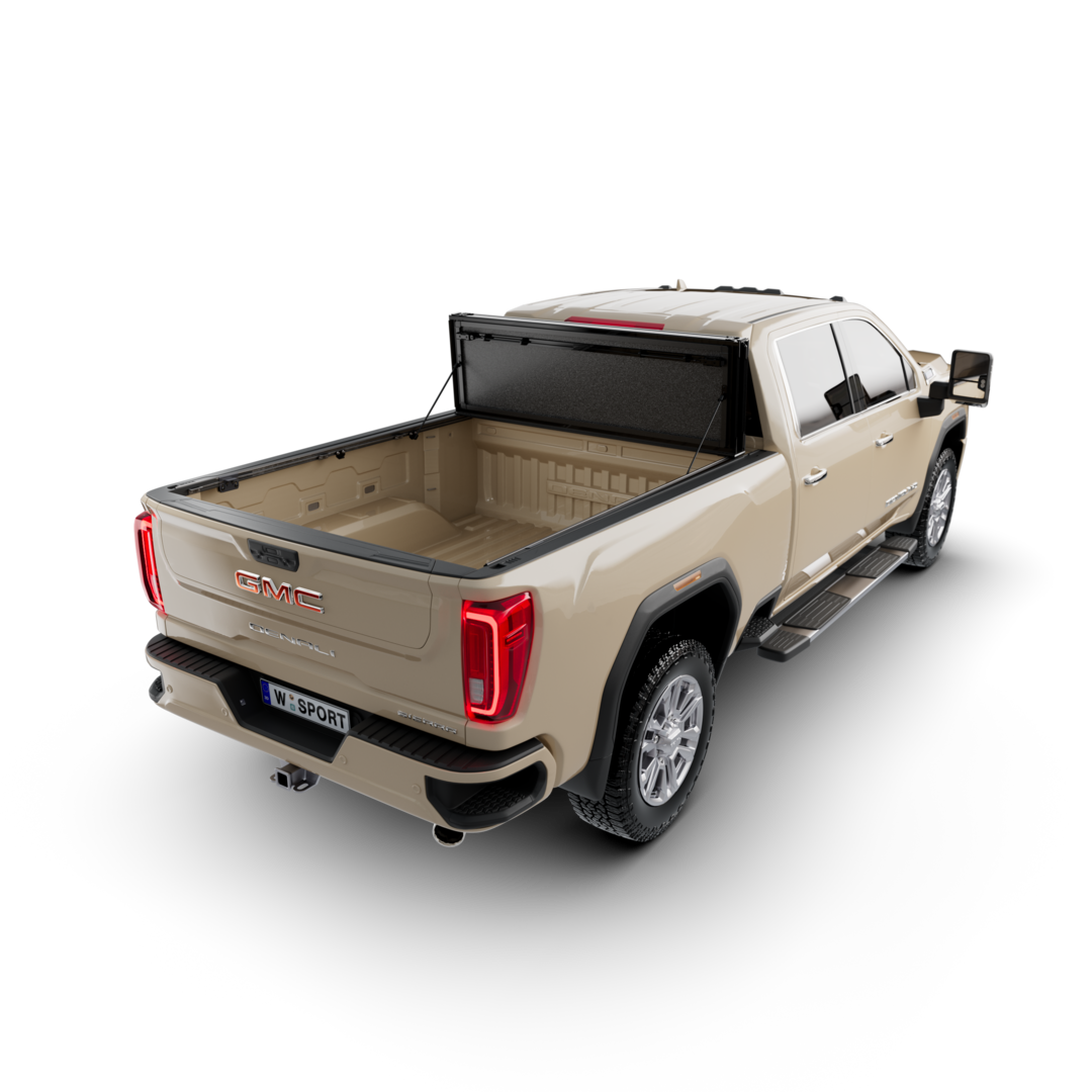 Worksport AL4 Hard Aluminum Full Bed Access Tonneau Cover for 07–19 Chevrolet Silverado & GMC Sierra 1500/HD  | 6'6" Standard Bed w/o Cargo Management System