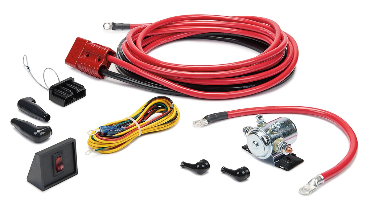 WARN Quick Connect Cable Kit - 24 ft with Solenoid and Switch