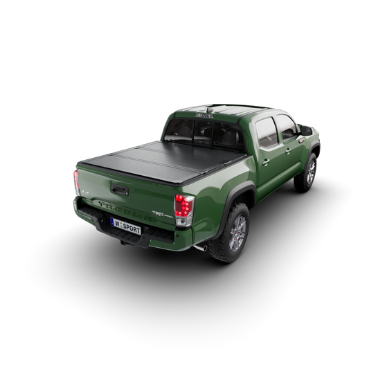 Worksport AL3 Full Bed Access Aluminum Tri-Fold Tonneau Cover – Fits 2016–2023 Toyota Tacoma  5' Short Bed w/ Utility Brackets