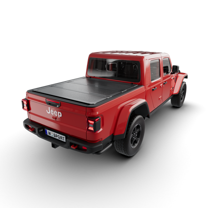 Worksport AL4 Hard Aluminum Full Bed Access Tonneau Cover for 2020–2024 Jeep Gladiator JT 5' Bed