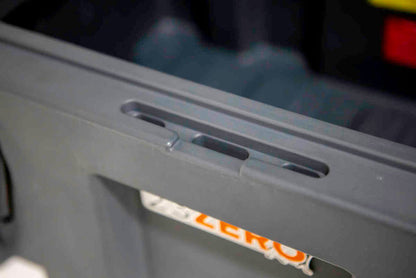 23ZERO 50L Overland Gear Storage Box Gray for Pickup Trucks, SUVs & Crossovers - Compact and Durable Storage for Tools and Supplies