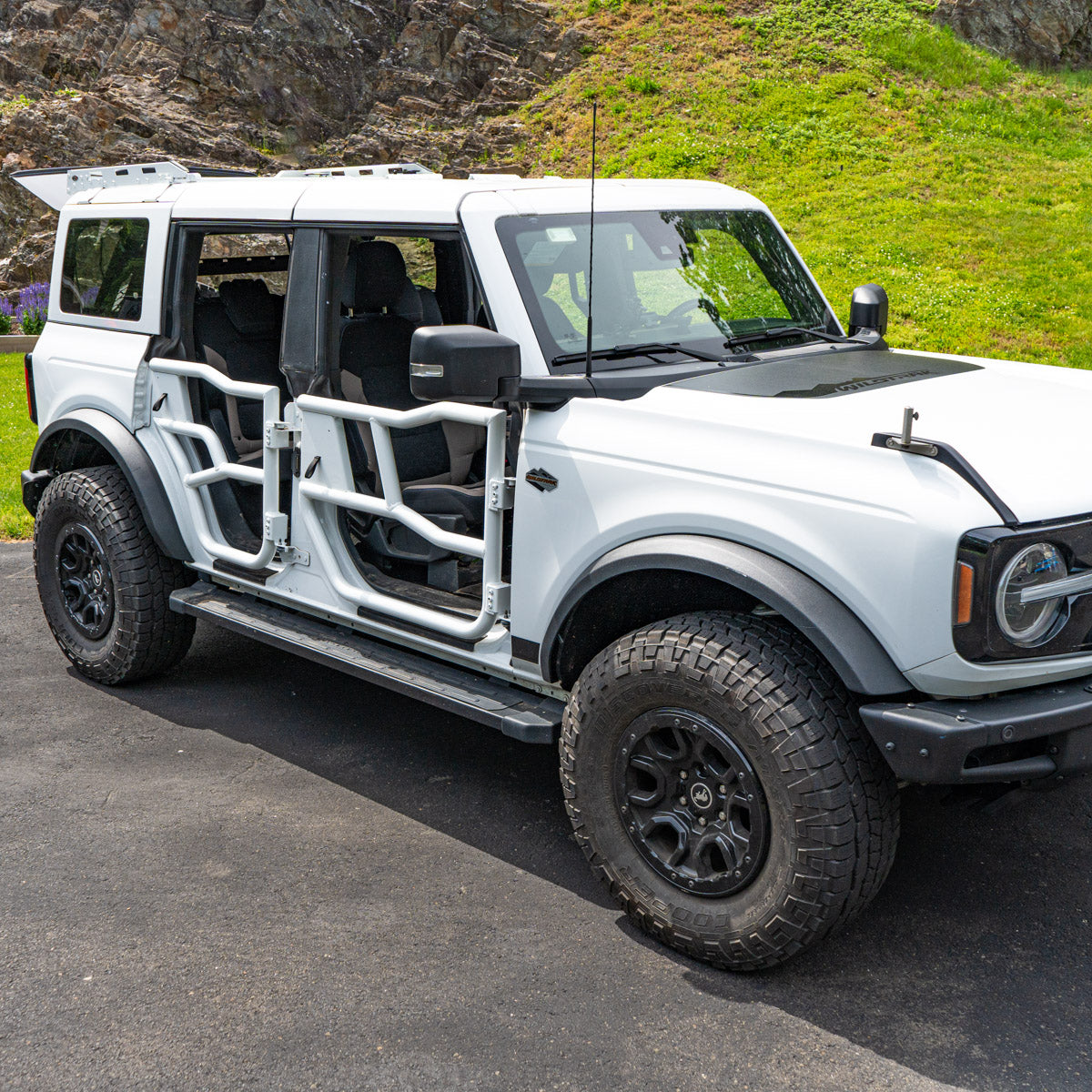 EZ4X4 2021 & Up Bronco 4DR Alpha Aluminum Tube Doors + FREE Removable MOLLE Panels
