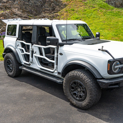 EZ4X4 2021 & Up Bronco 4DR Alpha Aluminum Tube Doors + FREE Removable MOLLE Panels