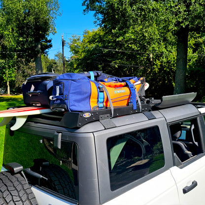 EZ4X4 2021 & Up Bronco 4DR EZ FlipTop & Middle Panel Roof Rack Holder System