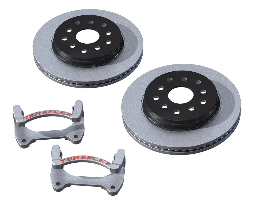 Alcon Brake Rear Brake Rotor Kit for Jeep JK - Fits 2020-25 Jeep Gladiator JT,2007-18 Jeep Wrangler JK, 2018-25 Jeep Wrangler JL