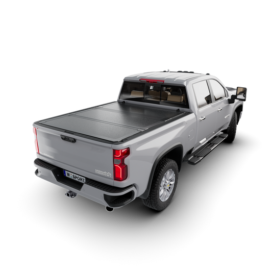 Worksport AL3 Aluminum Tri-Fold Full Bed Access Tonneau Cover – Fits 2007–2019 Chevrolet Silverado & GMC Sierra 6'6" Standard Bed