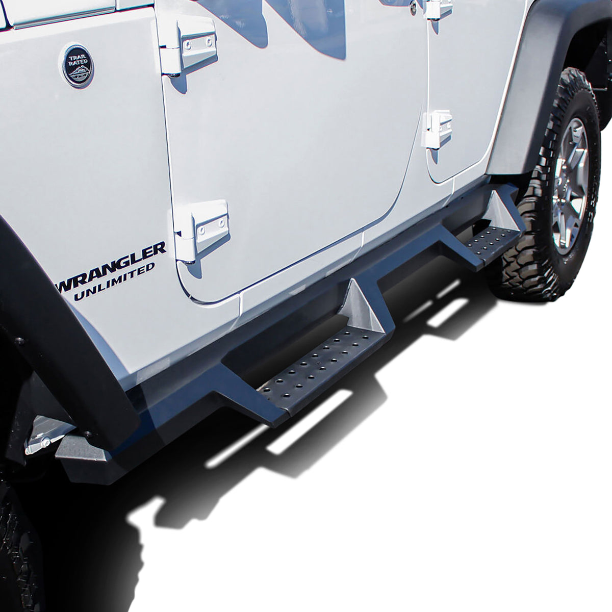 Westin HDX Drop Nerf Step Bars Textured Black – Fits 2007-18 Wrangler 4 Door