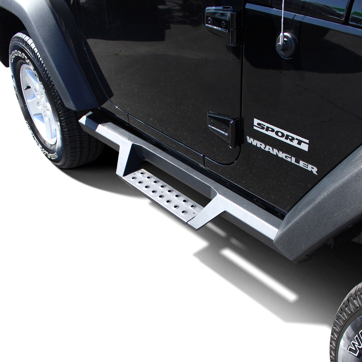 Westin HDX Drop Nerf Step Bars Textured Black – Fits 2007-18 Wrangler 2 Door