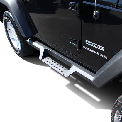 Westin HDX Drop Nerf Step Bars Textured Black – Fits 2007-18 Wrangler 2 Door