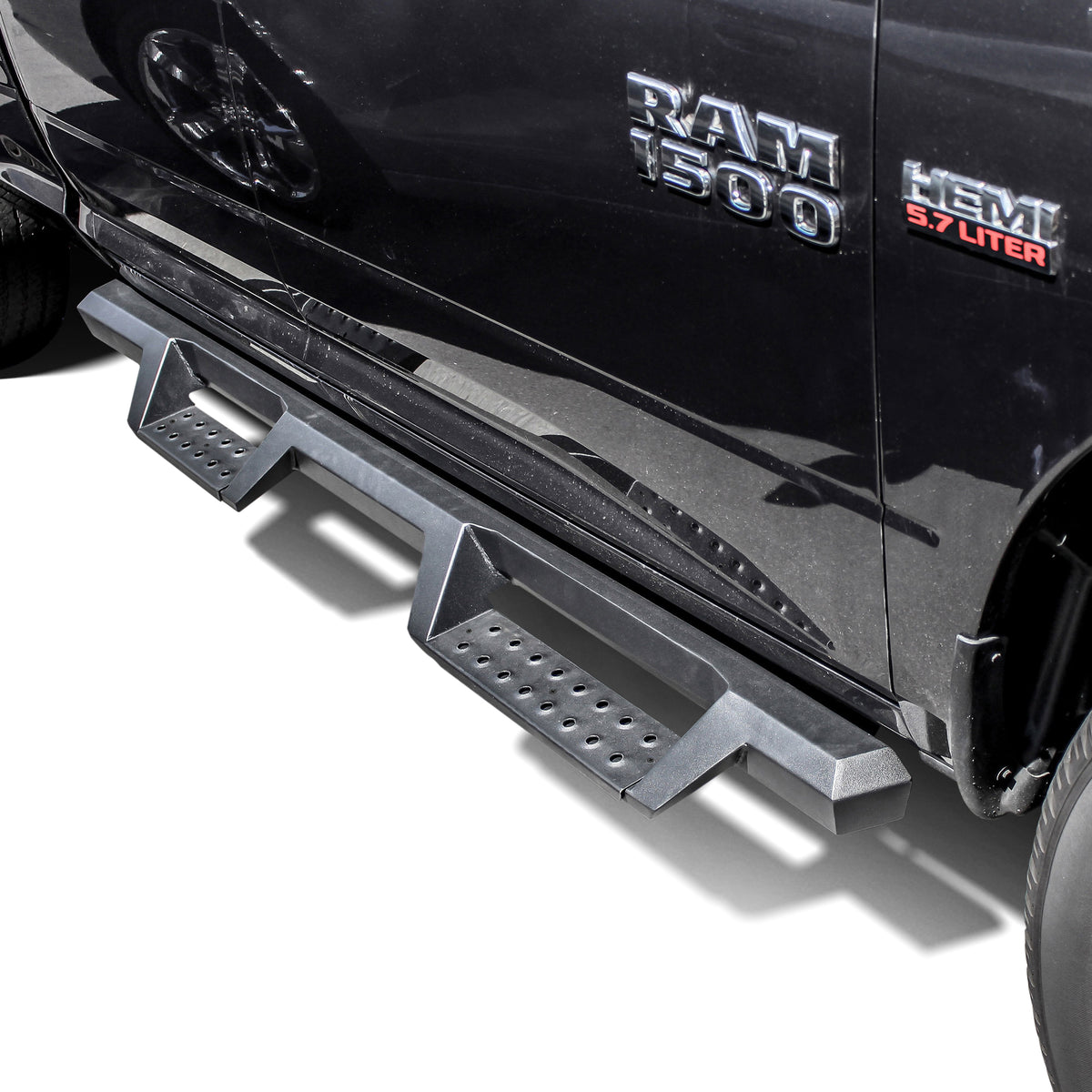 Westin HDX Drop Nerf Step Bars Textured Black – Fits 2009-24 Ram 1500 Quad Cab