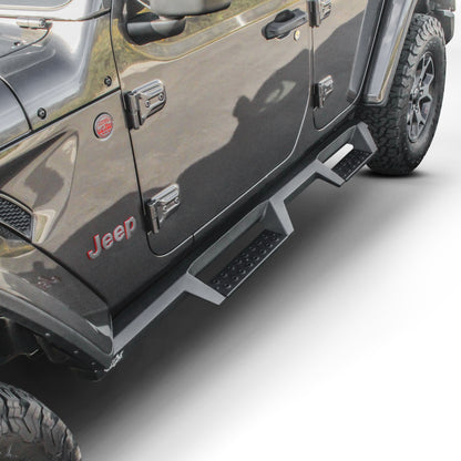 Westin HDX Drop Nerf Step Bars Textured Black – Fits 2018-26 Wrangler 4 Door