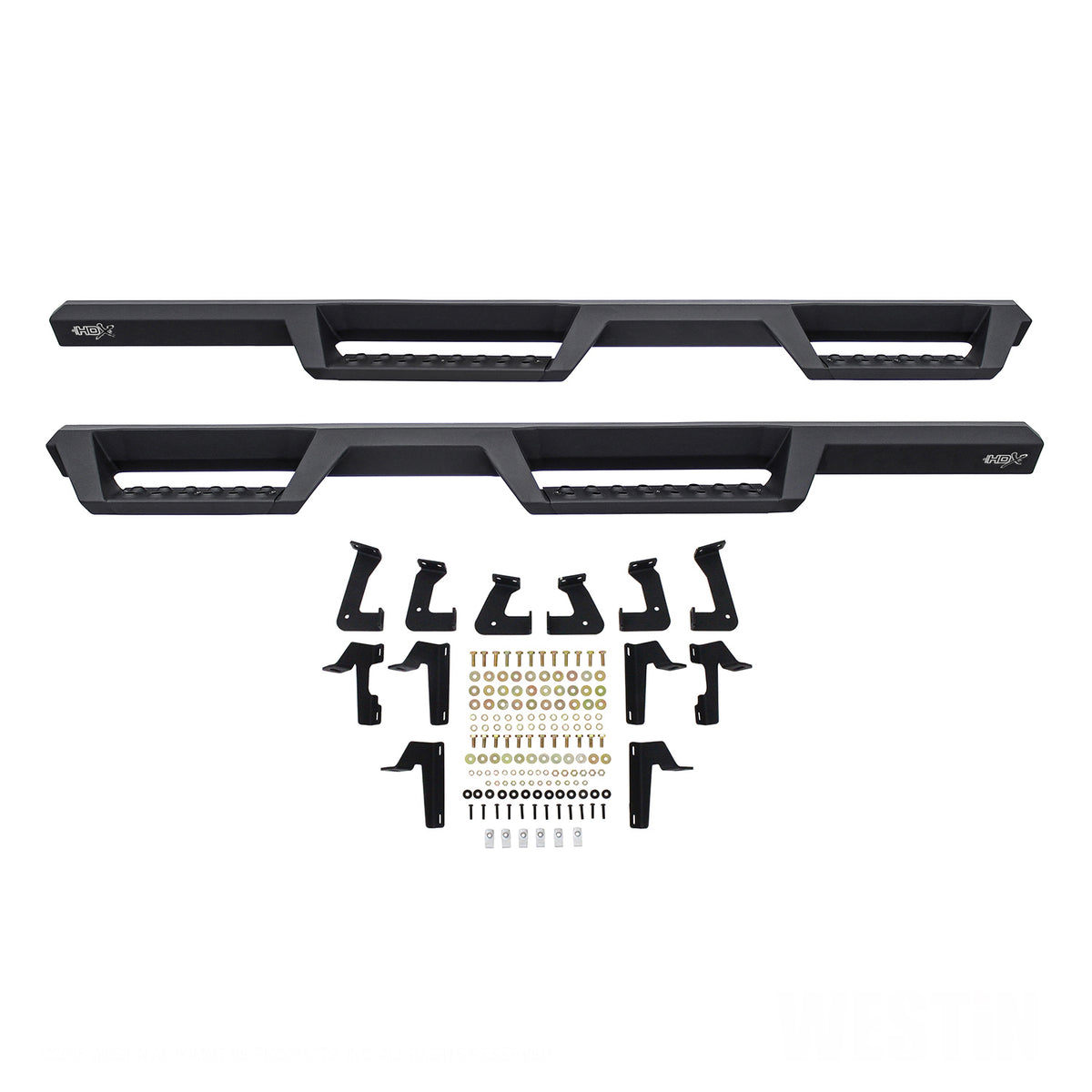 Westin HDX Drop Nerf Step Bars Textured Black – Fits 2018-26 Wrangler 4 Door