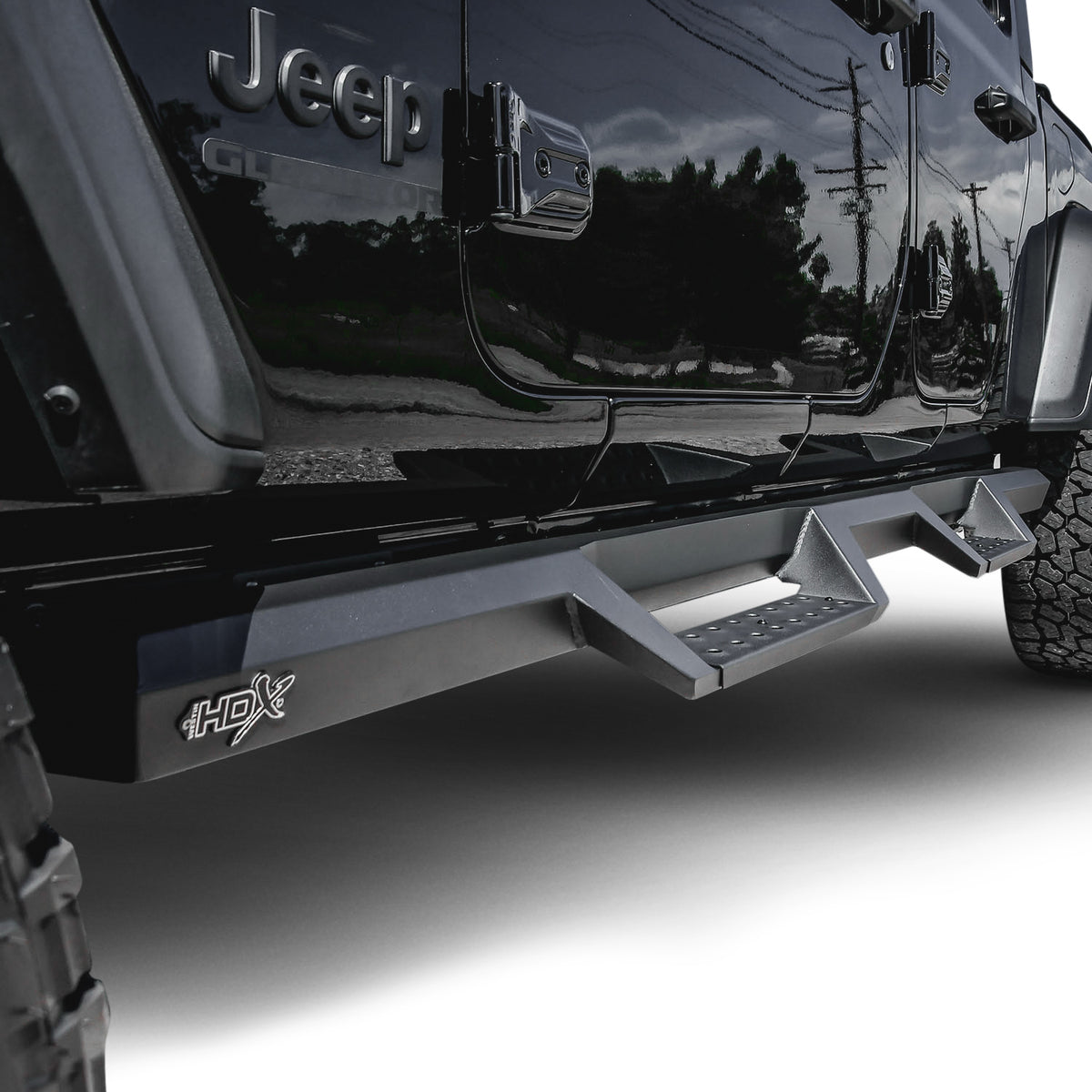 Westin HDX Drop Nerf Step Bars Textured Black – Fits 2020-26 Jeep Gladiator