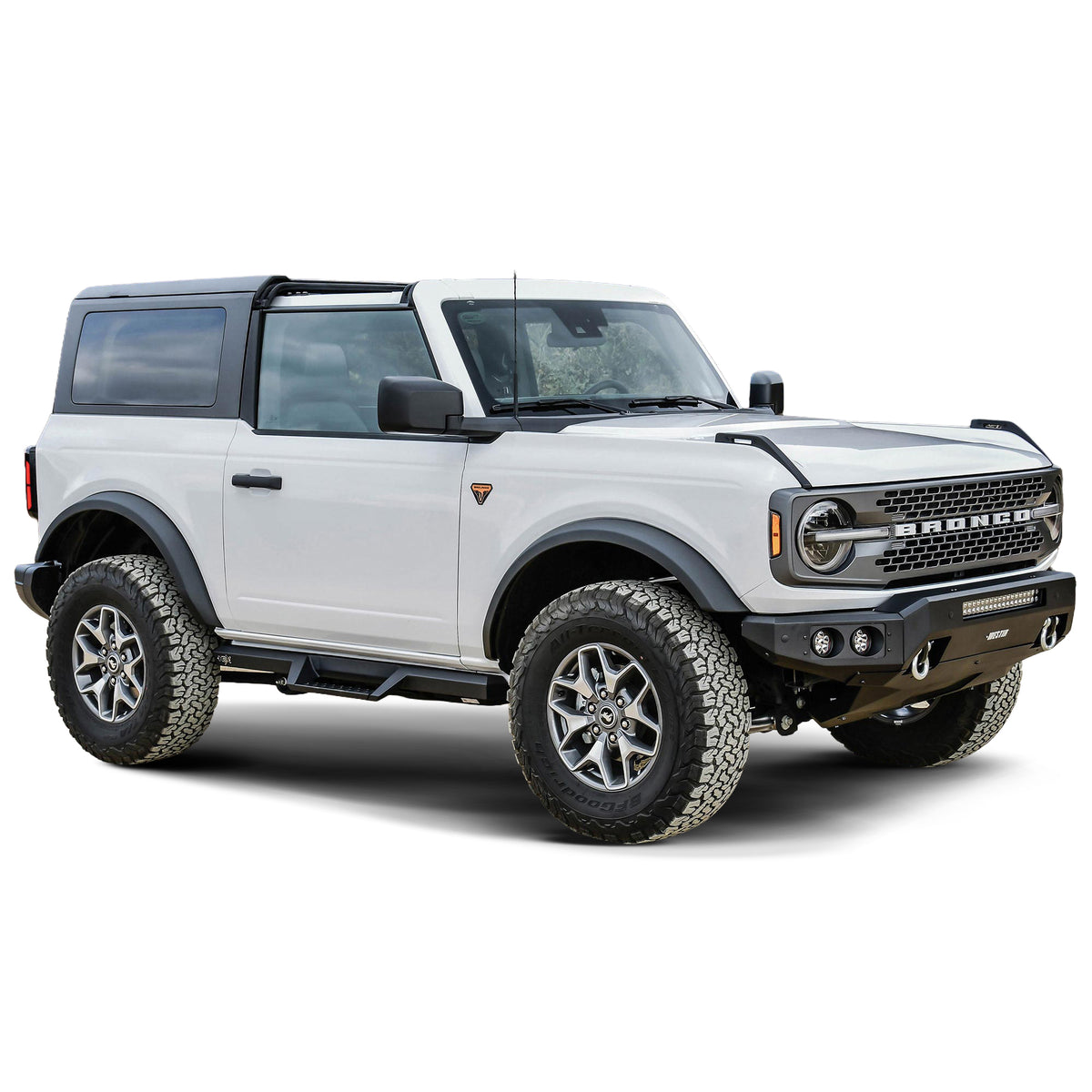 Westin HDX Drop Nerf Step Bars Textured Black – Fits 2021-26 Bronco 2 Door