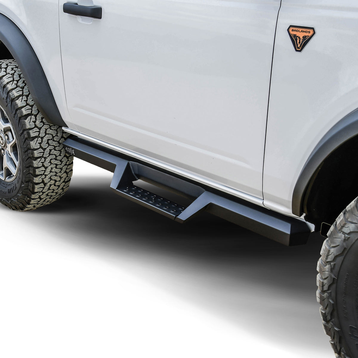 Westin HDX Drop Nerf Step Bars Textured Black – Fits 2021-26 Bronco 2 Door