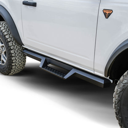 Westin HDX Drop Nerf Step Bars Textured Black – Fits 2021-26 Bronco 2 Door
