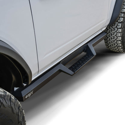 Westin HDX Drop Nerf Step Bars Textured Black – Fits 2021-26 Bronco 2 Door
