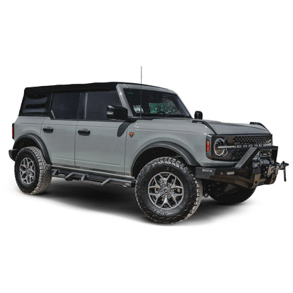 Westin HDX Drop Nerf Step Bars Textured Black – Fits 2021-26 Bronco 4 Door