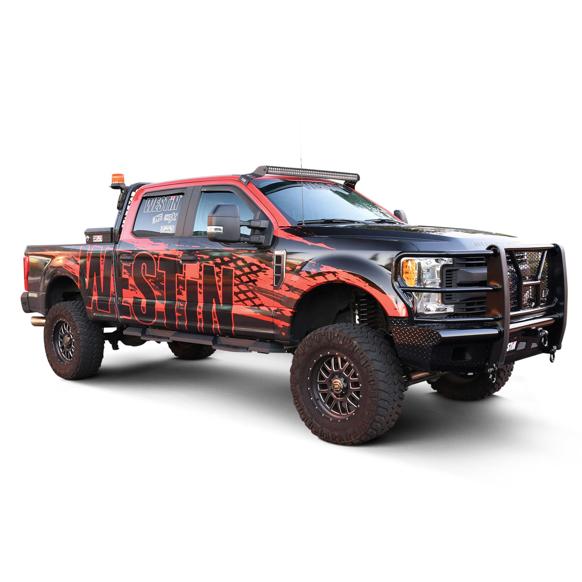 Westin HDX Xtreme Nerf Step Bars Textured Black – Fits 2015-26 F-150 Crew Cab & More