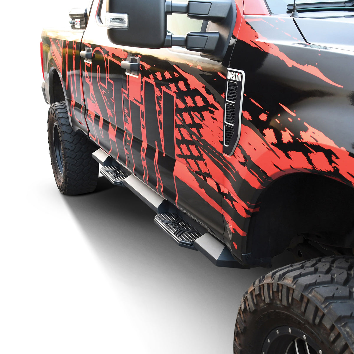 Westin HDX Xtreme Nerf Step Bars Textured Black – Fits 2015-26 F-150 Crew Cab & More