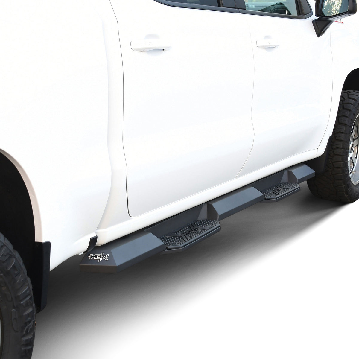 Westin HDX Xtreme Nerf Step Bars Textured Black – Fits 2019-26 Silverado/Sierra 1500 Crew Cab & More