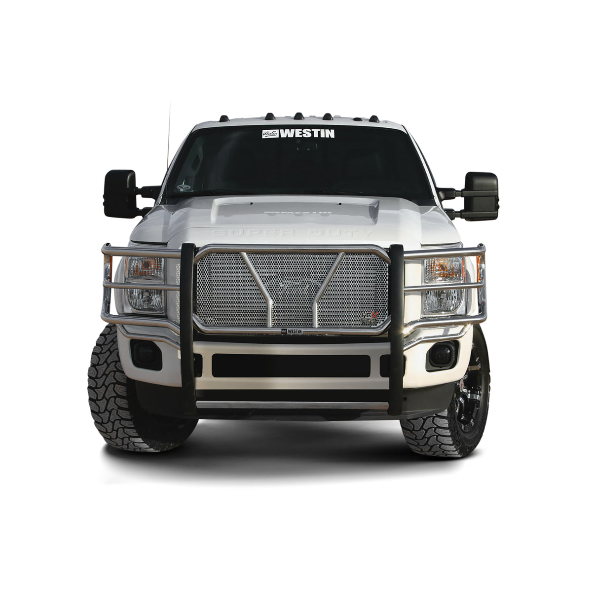 Westin HDX Grille Guard Polished Stainless – Fits 2011-16 F-250/F-350 Super Duty