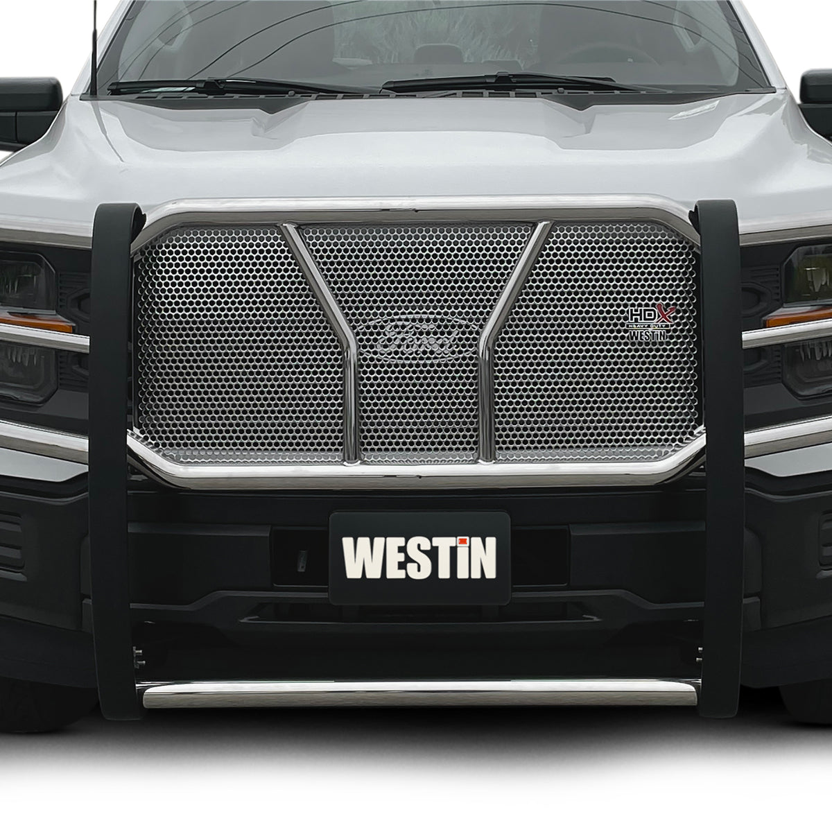 Westin HDX Grille Guard Polished Stainless – Fits 2021-26 F-150